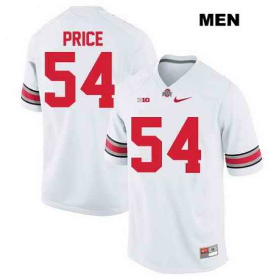 Billy Price Ohio State Buckeyes Stitched OSU Authentic Mens  54 Nike White College Football Jersey Jersey